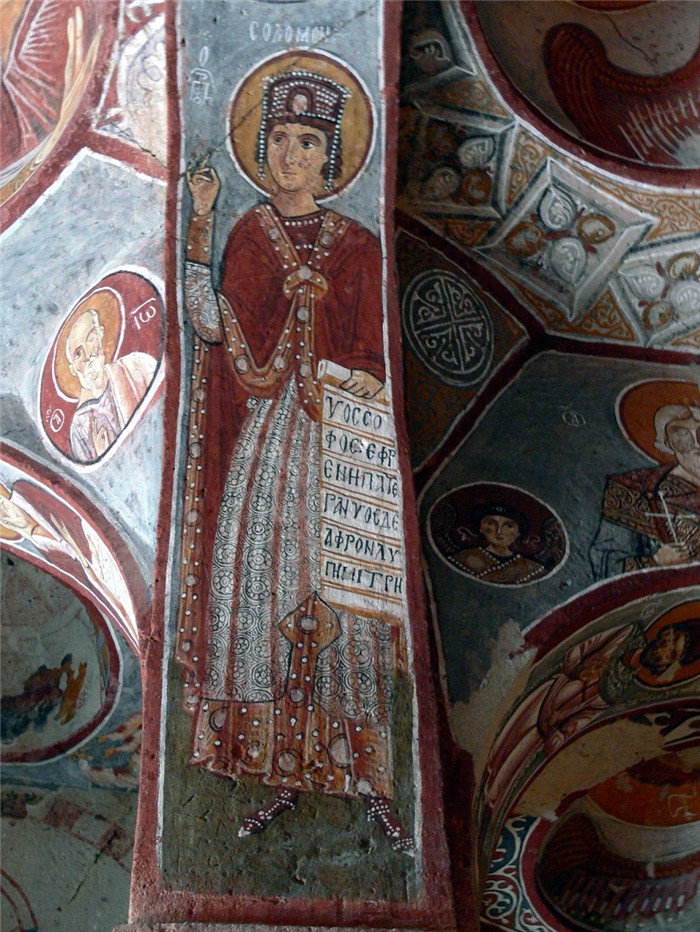 Фреска. Византийская фреска XI века
