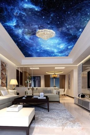 Потолок «Небо»: красивые варианты в интерьере