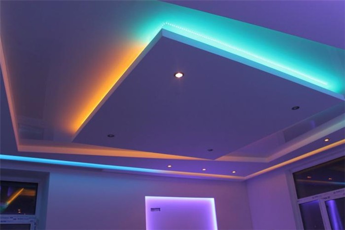 Светодиодные ленты - Освещение и подсветка потолка из гипсокартона