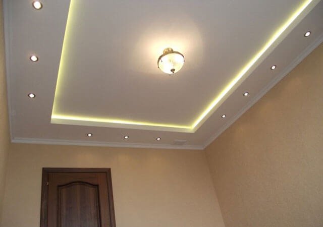 подвесной потолок с подсветкой