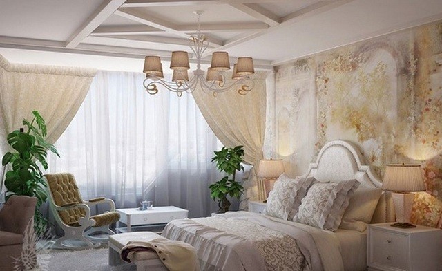 французский стиль в интерьере спальни