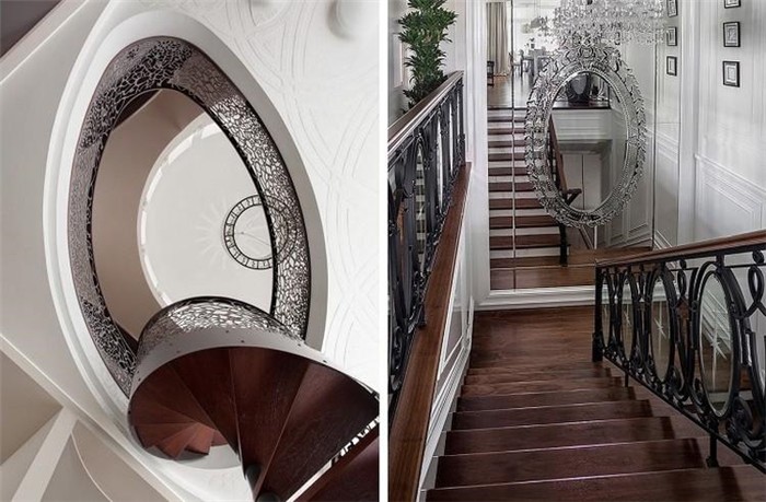 Классический стиль - Стиль и дизайн лестницы на второй этаж