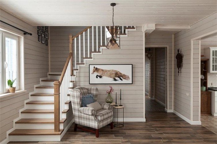 Скандинавский стиль - Стиль и дизайн лестницы на второй этаж