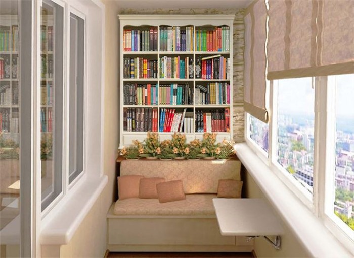 Дизайн балкона в квартире красиво и много функций