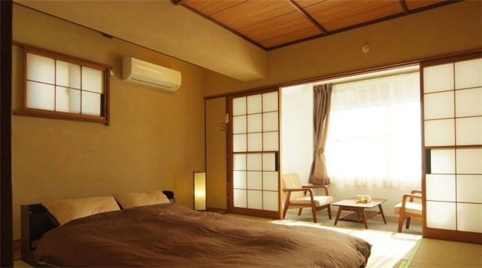 Варианты оформления спальни в японском стиле
