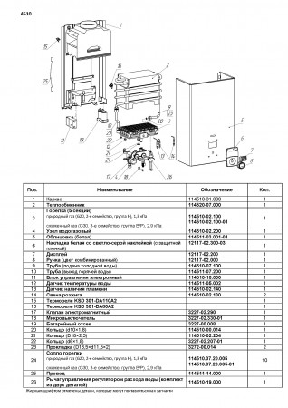 Газовый проточный водонагреватель (колонка) NEVA 4510